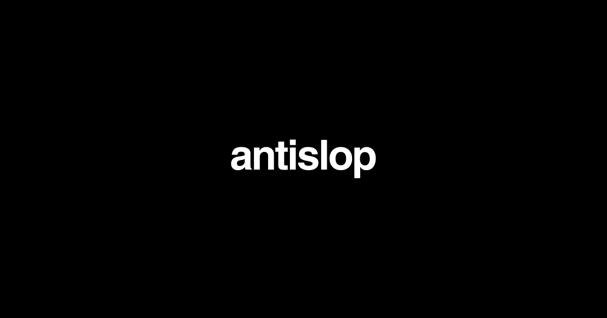 antislop
